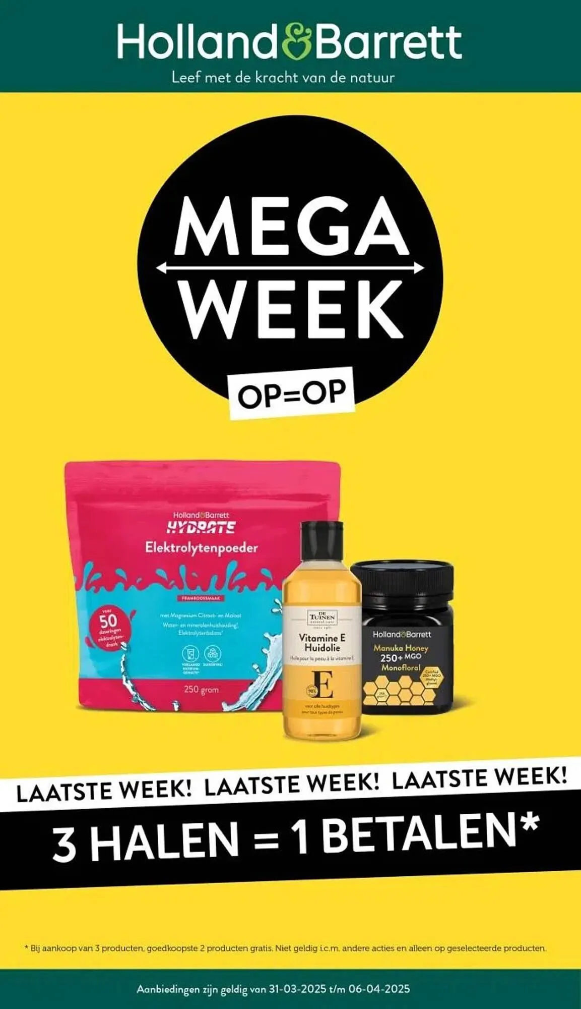 Holland & Barrett folder van 31 maart tot 6 april 2025 - Folder pagina 1