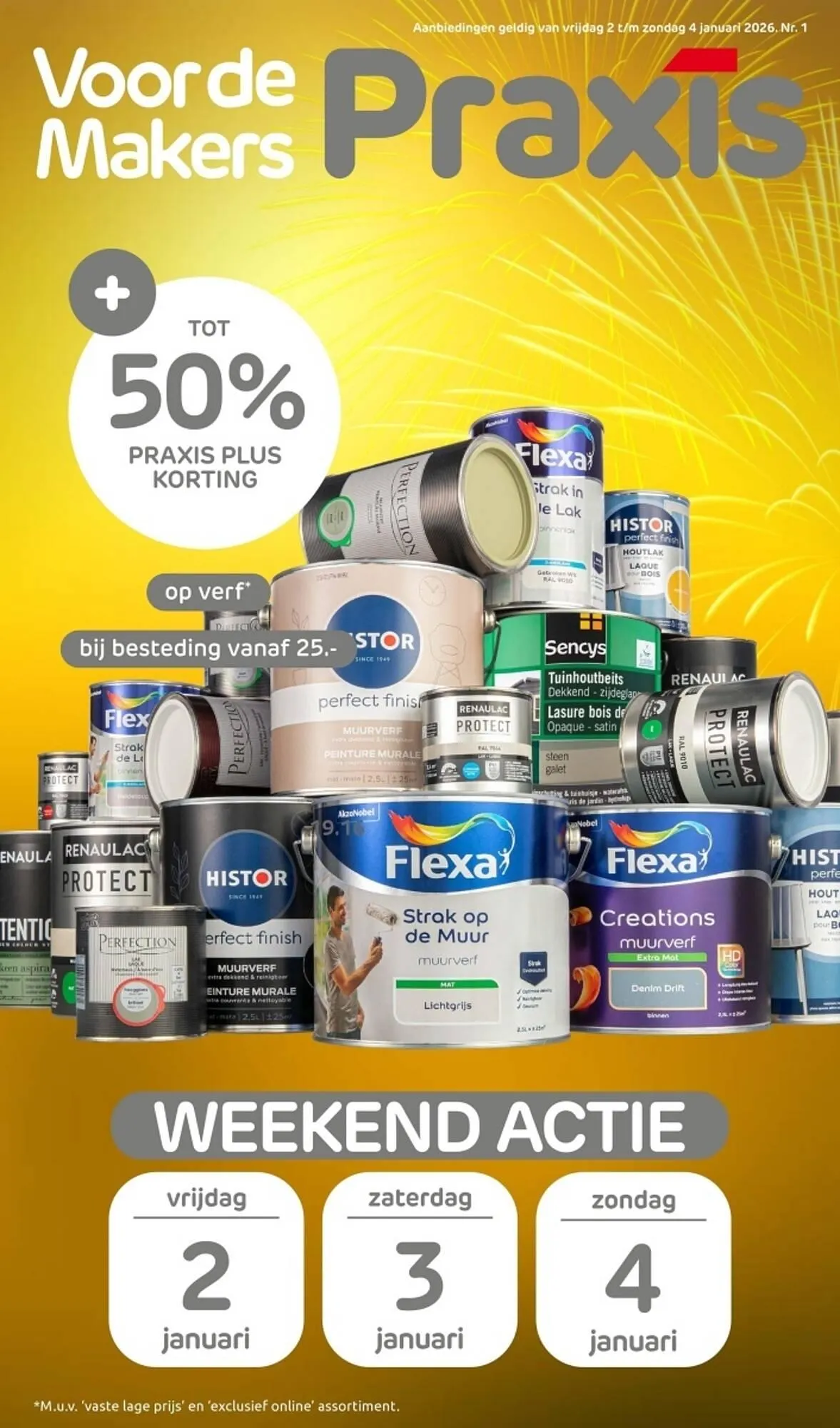 Praxis folder van 2 januari tot 4 januari 2026 - Folder pagina 1