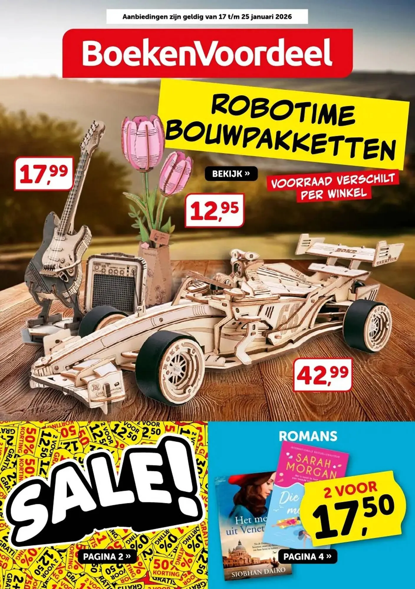 Boekenvoordeel folder van 17 januari tot 25 januari 2026 - Folder pagina 1