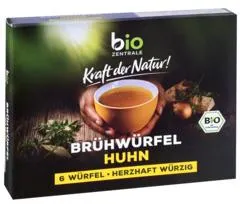 12 stuks BioZentrale Kippenbouillon Blokjes 60g