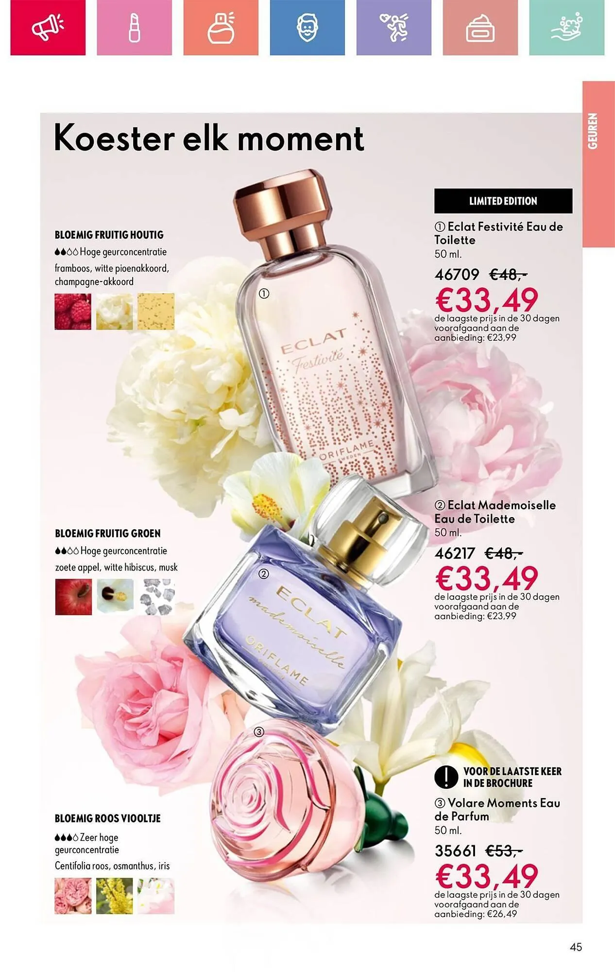 Oriflame folder van 10 maart tot 29 maart 2025 - Folder pagina 45