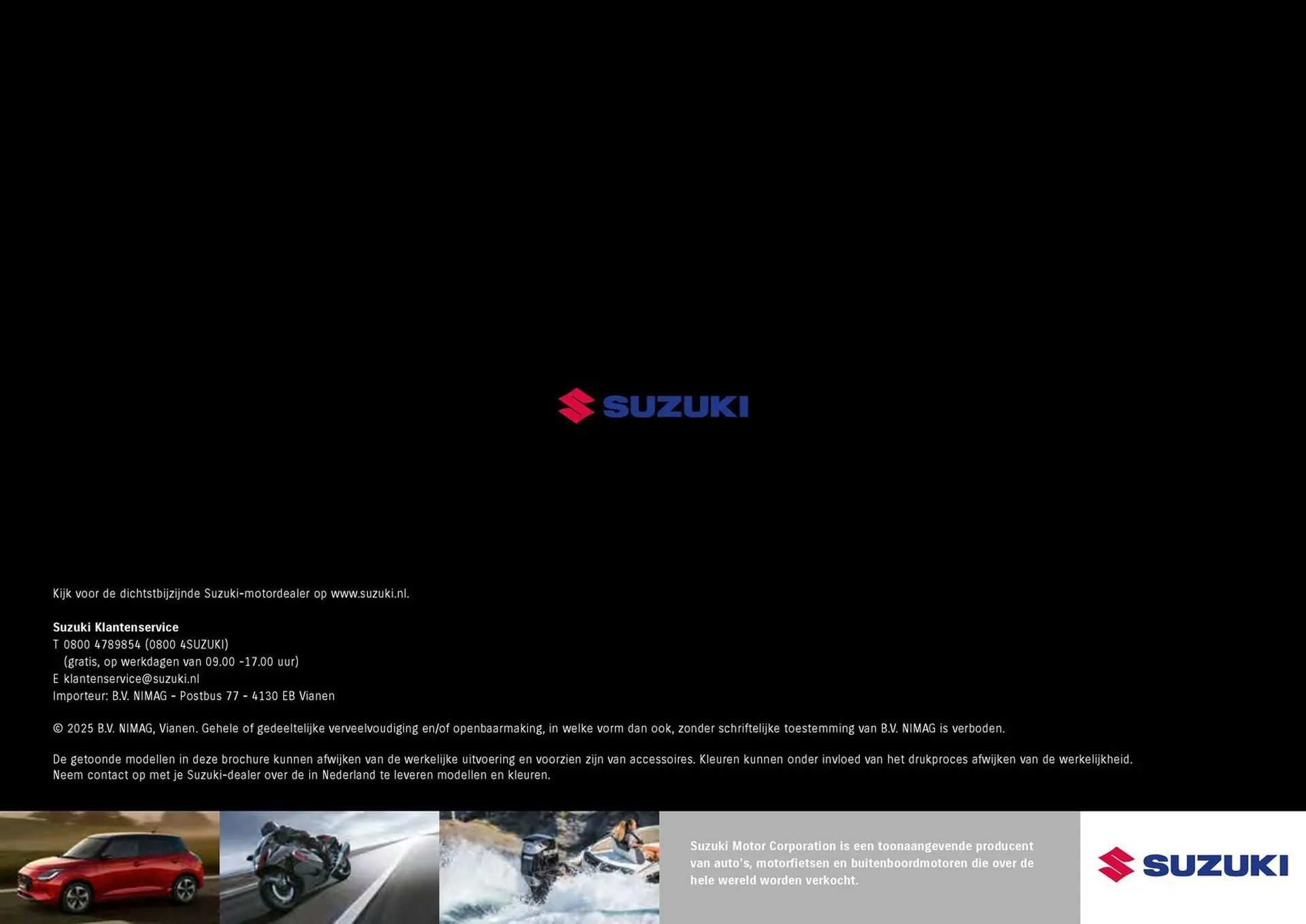 Suzuki folder van 16 augustus tot 30 september 2025 - Folder pagina 20