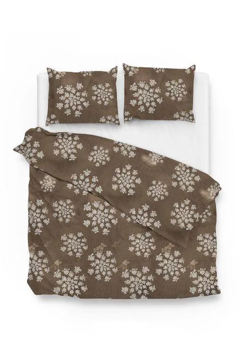 Zo Home Dekbedovertrek Katoen Bassett - taupe