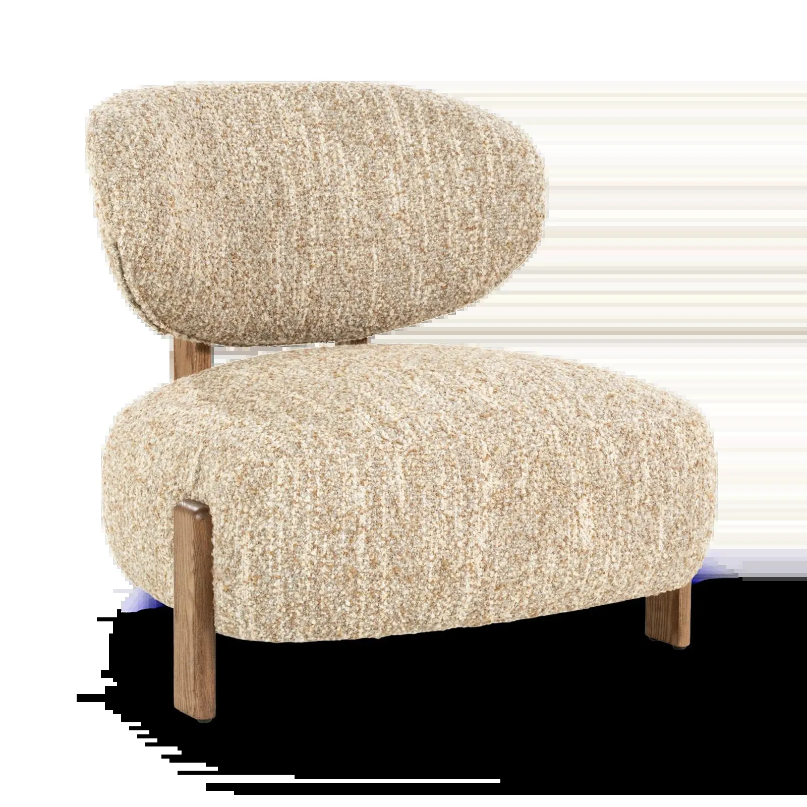 Fauteuil Reza bruin - Bay beige