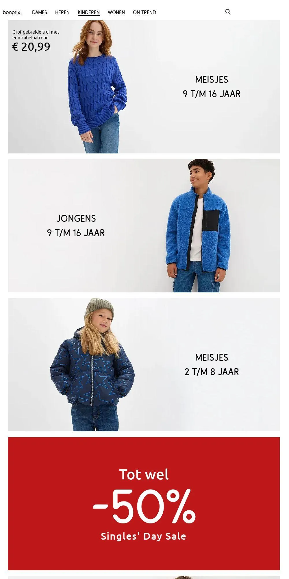 Bonprix Actuele folder van 3 november tot 9 november 2025 - Folder pagina 1