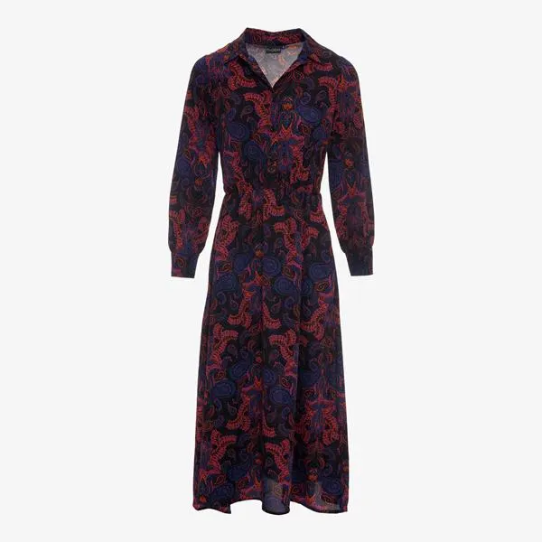 TwoDay dames jurk met blauw/roze print