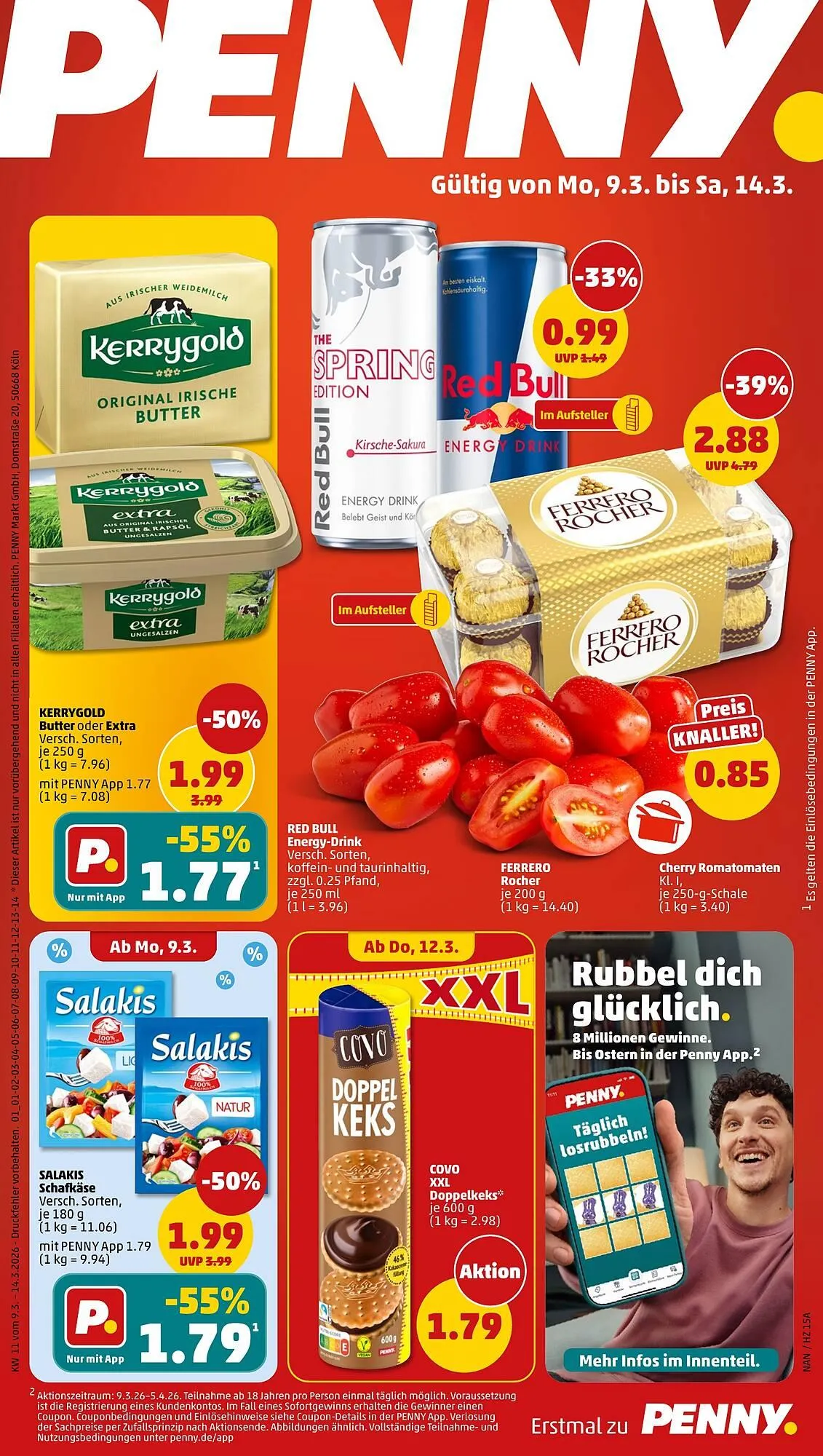 PENNY DE folder van 9 maart tot 14 maart 2026 - Folder pagina 1