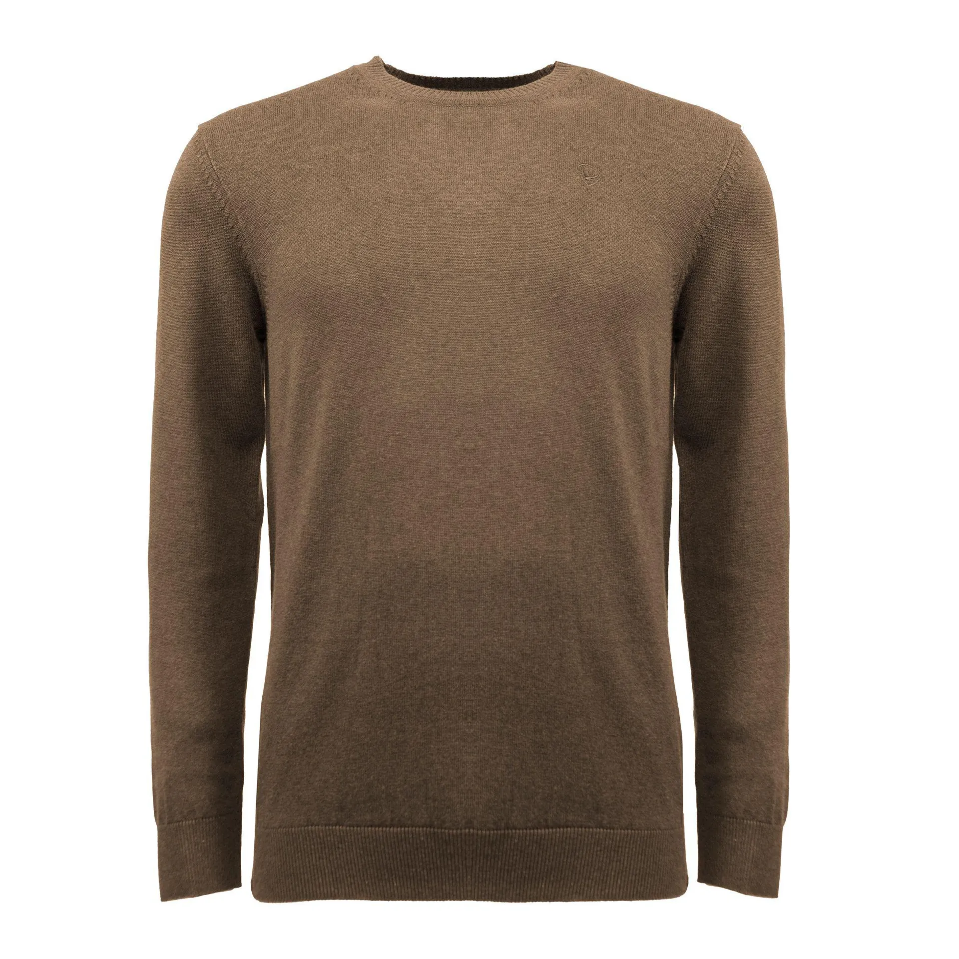 organic katoenen trui bruin