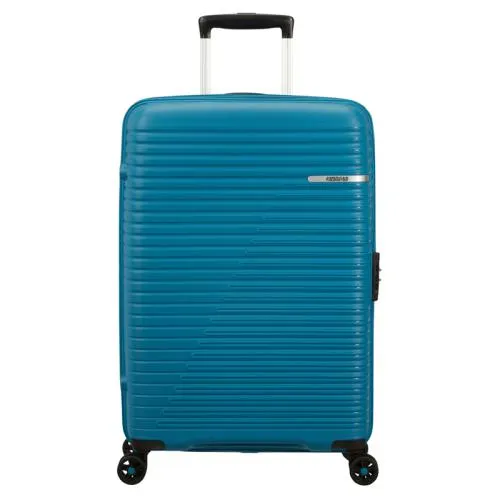 American Tourister Harde Koffer / Trolley / Reiskoffer 67 cm (Medium) Liftoff Petrol