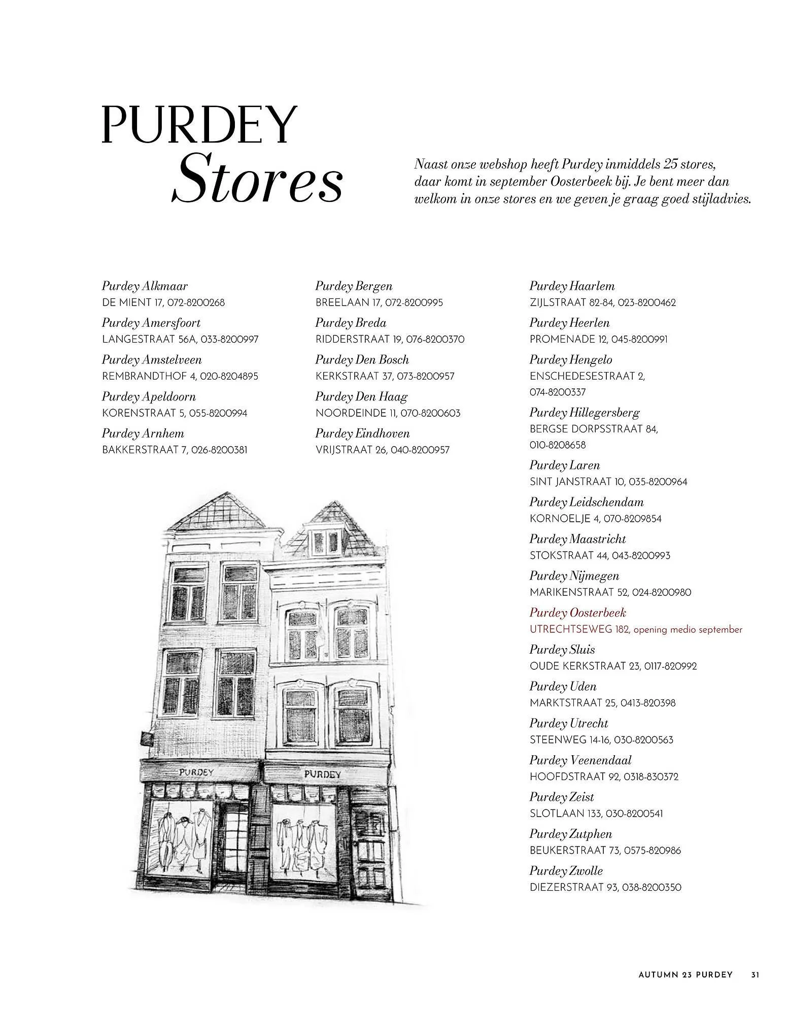 Purdey folder van 1 september tot 30 november 2023 - Folder pagina 31