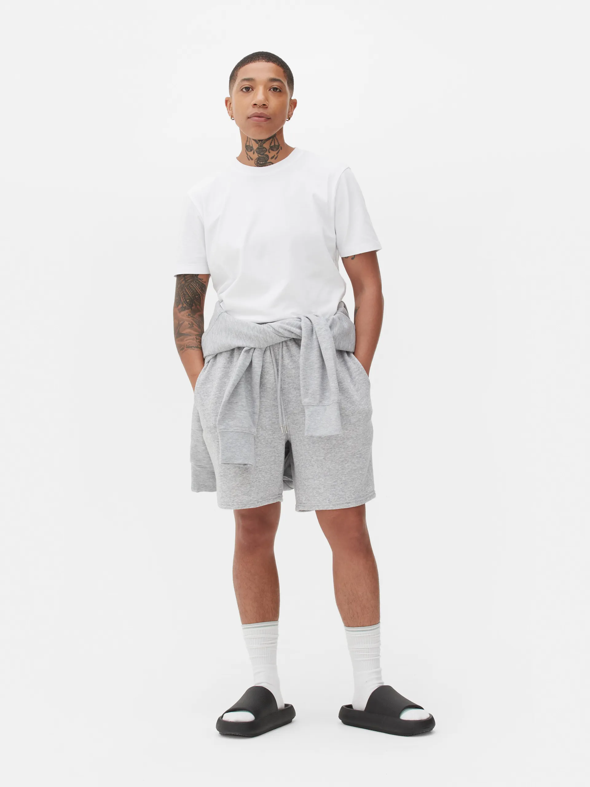 T-shirt met ronde hals en regular fit