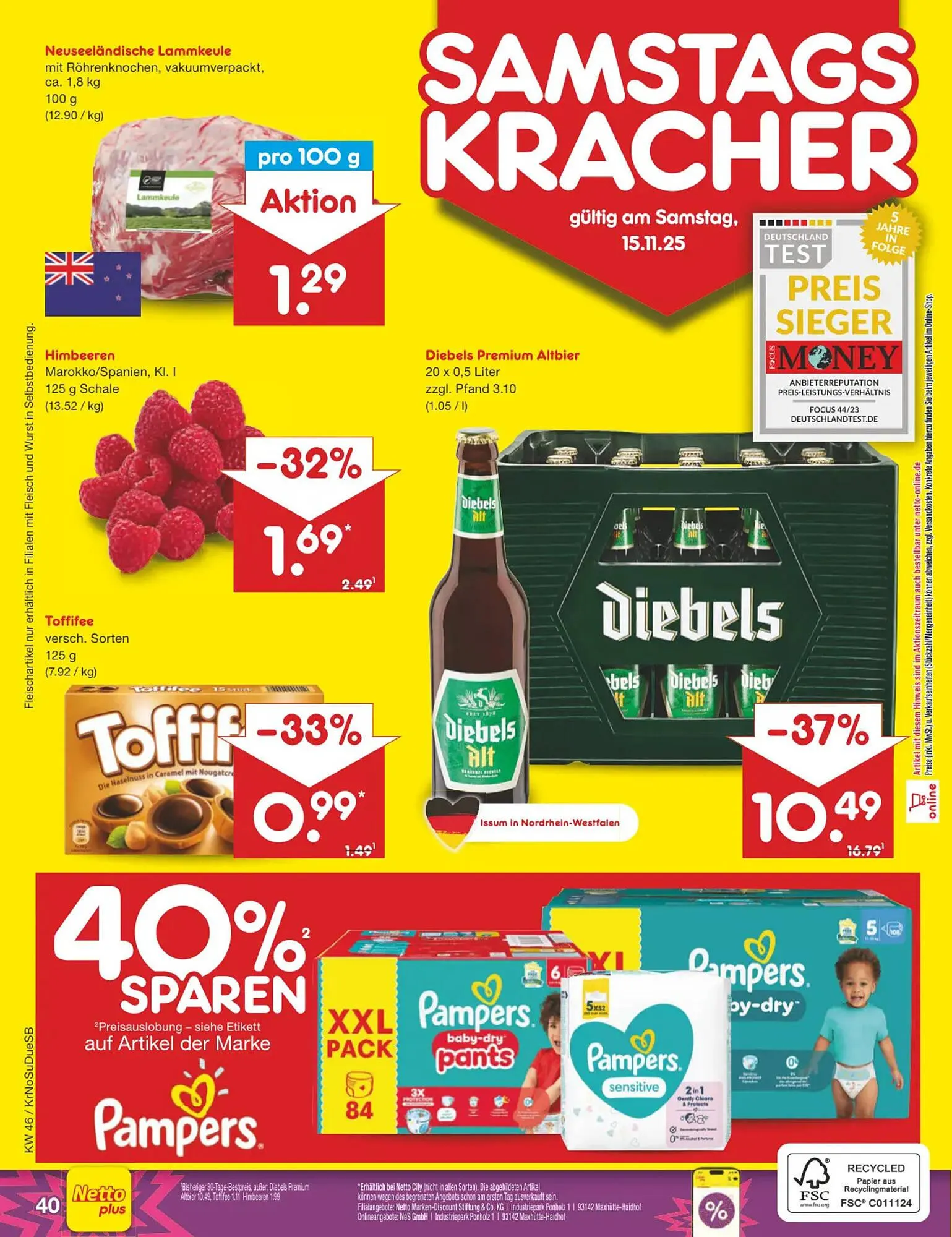 Netto Marken-Discount DE folder van 10 november tot 15 november 2025 - Folder pagina 50