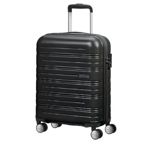 American Tourister Harde Handbagage Koffer / Trolley / Reiskoffer 55x40x20 cm High Turn Zwart