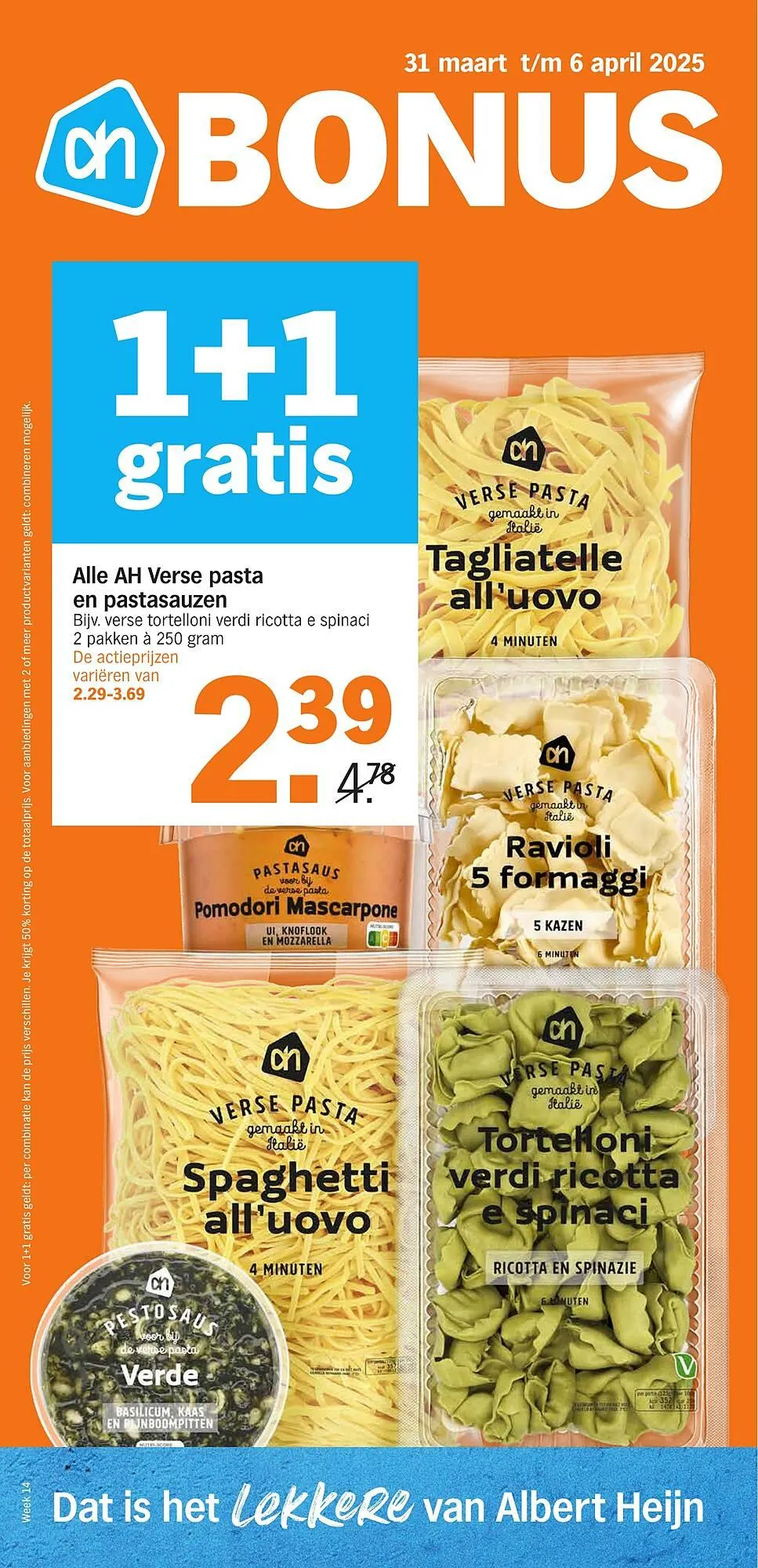 Albert Heijn folder van 31 maart tot 6 april 2025 - Folder pagina 1