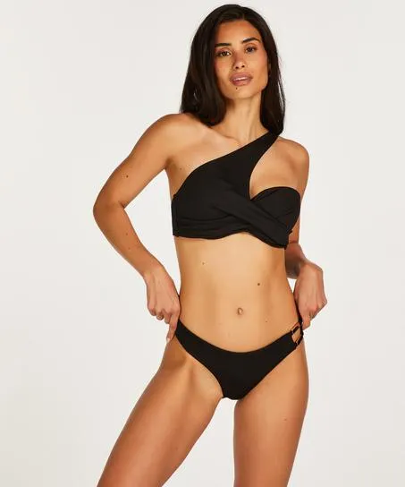 Bikinibroekje Nero Rib - Zwart
