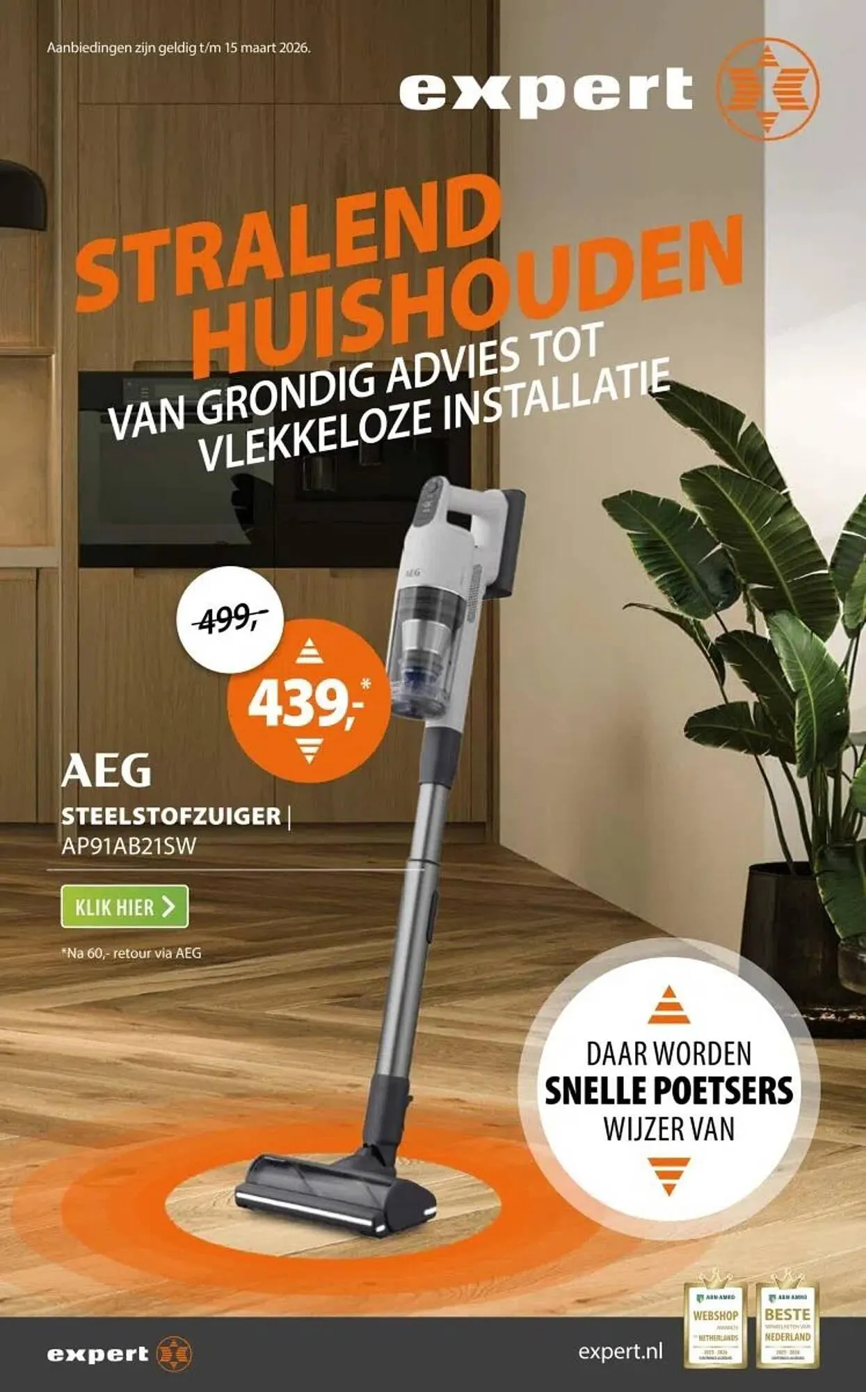 Expert folder van 8 maart tot 15 maart 2026 - Folder pagina 1