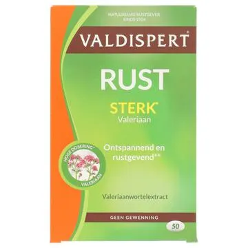Valdispert Rust extra sterk dragees, 50 stuks