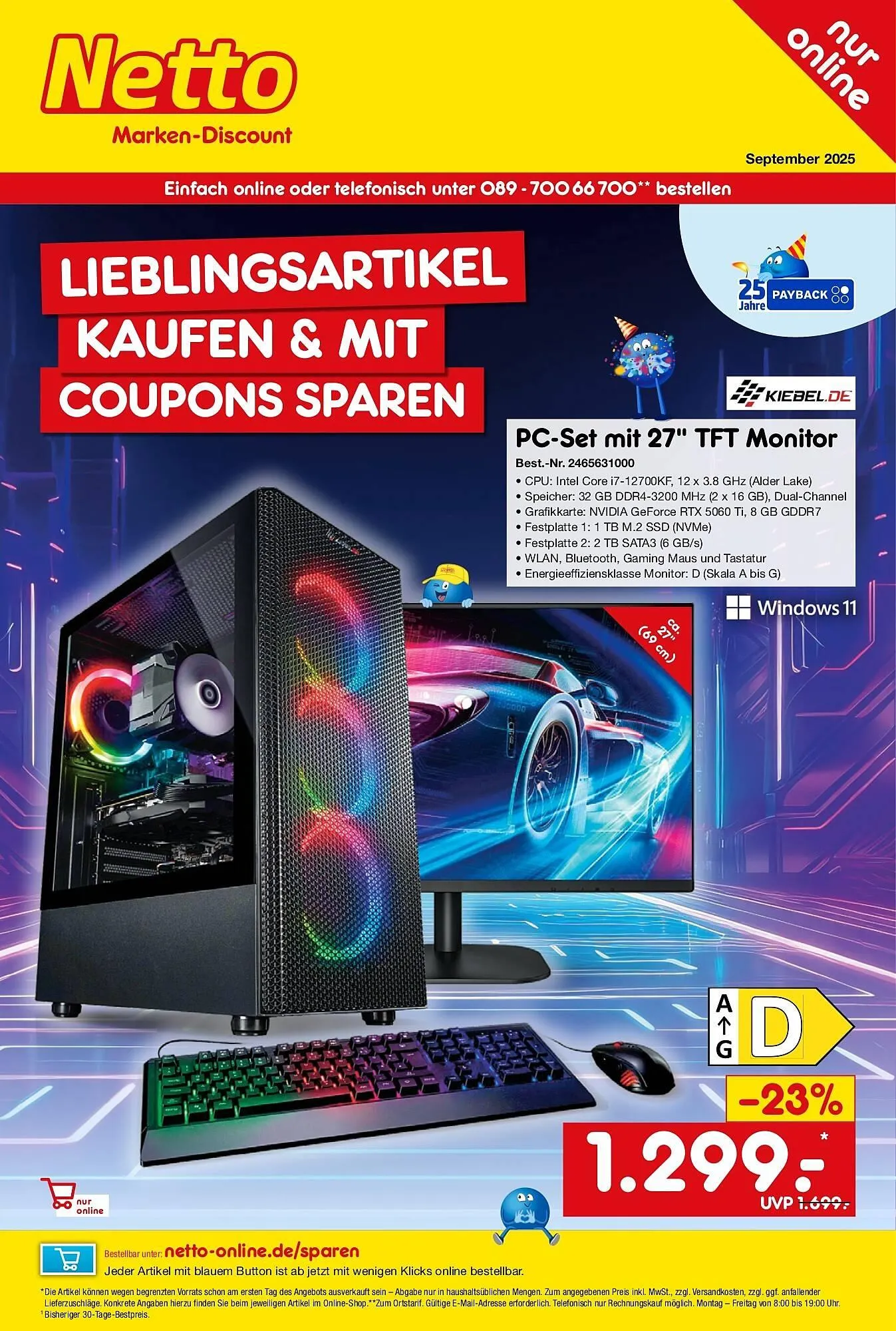 Netto Marken-Discount DE folder van 1 september tot 30 september 2025 - Folder pagina 1