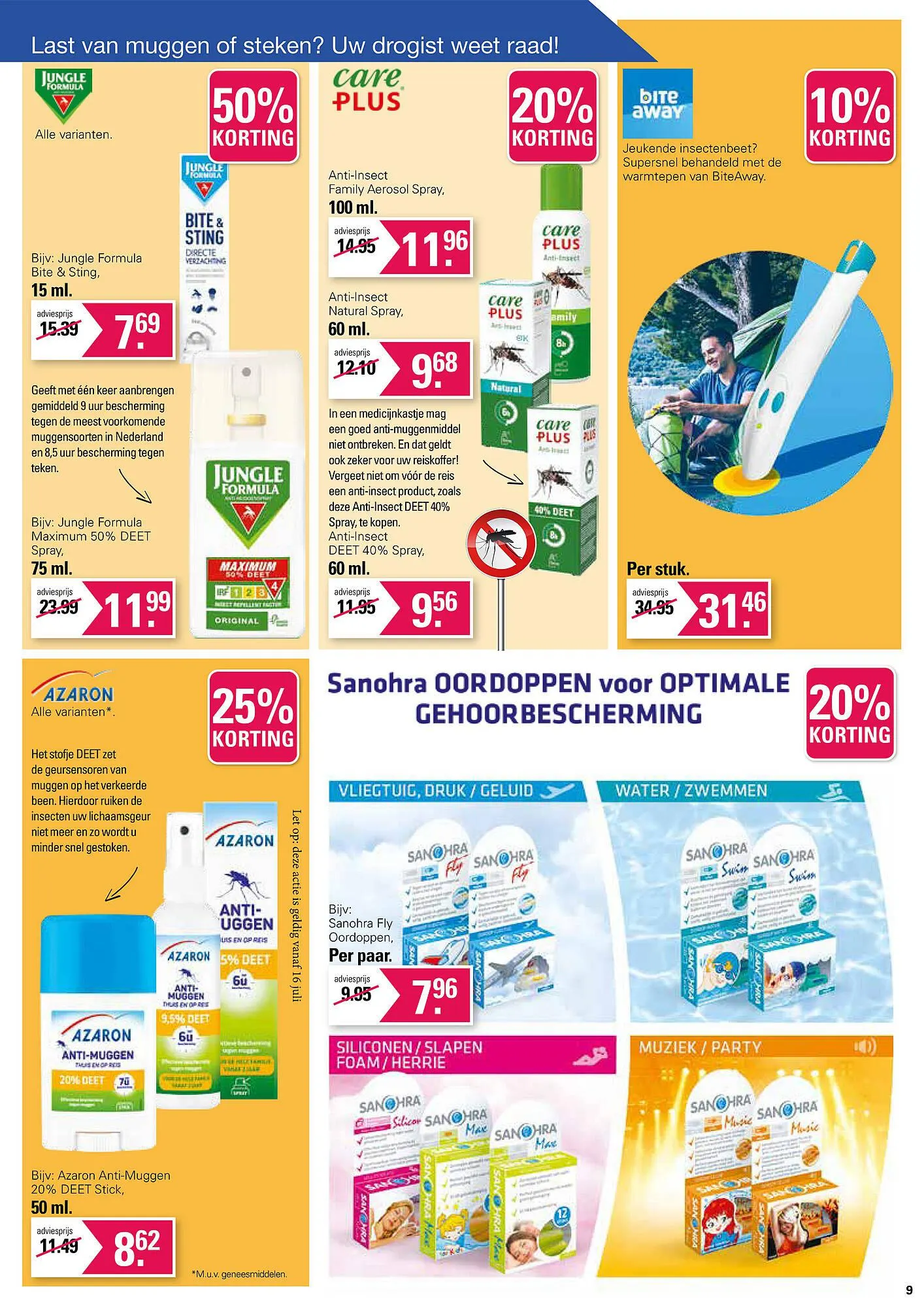 De Online Drogist folder van 12 juli tot 29 juli 2023 - Folder pagina 9