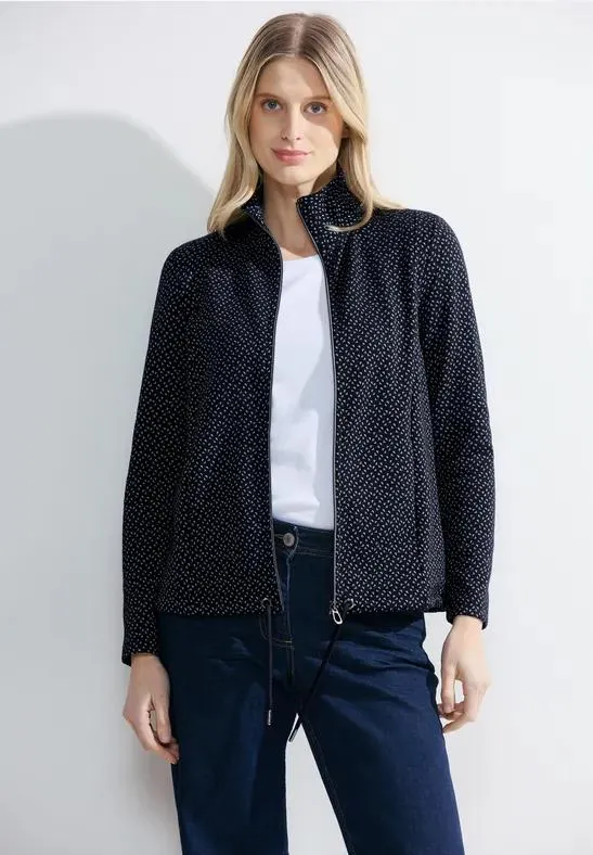 Shirtjas met structuur