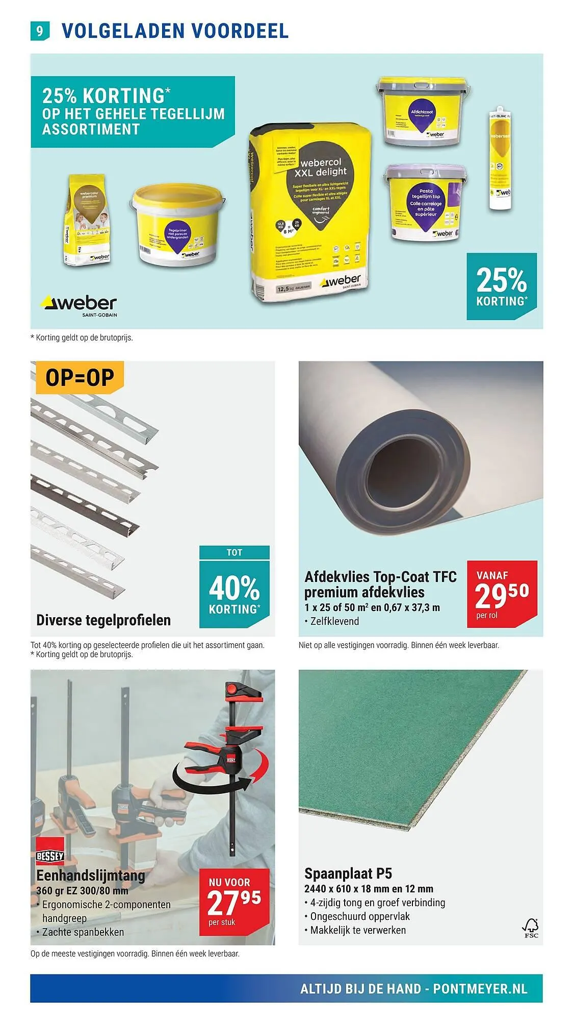 Pontmeyer folder van 1 maart tot 31 maart 2026 - Folder pagina 9