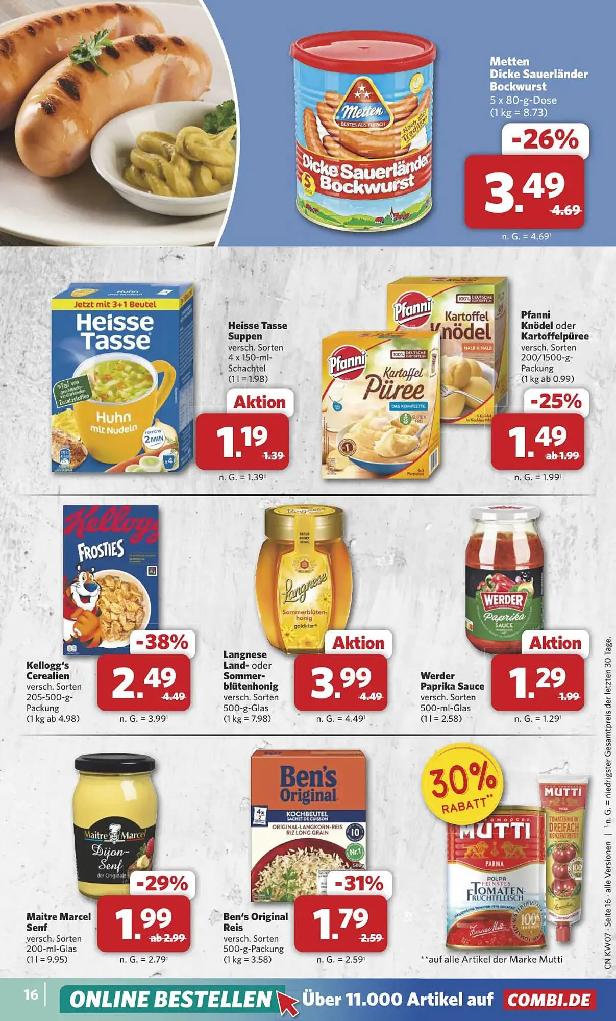 Combi Markt DE folder van 9 februari tot 14 februari 2026 - Folder pagina 16