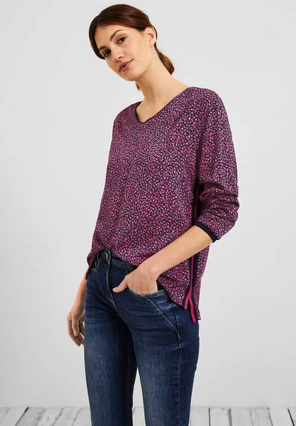 Blouse met onopvallend patroon