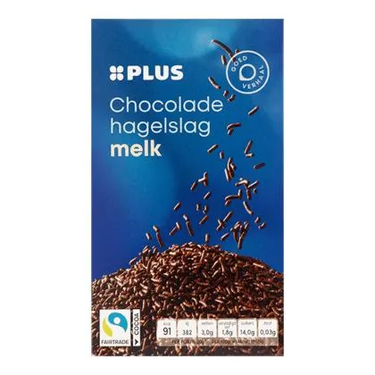 Chocoladehagelslag melk Fairtrade