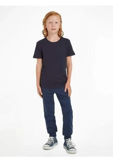 Tommy Hilfiger T-shirt BOYS BASIC CN KNIT Kinderen Kids Junior MiniMe, voor jongens