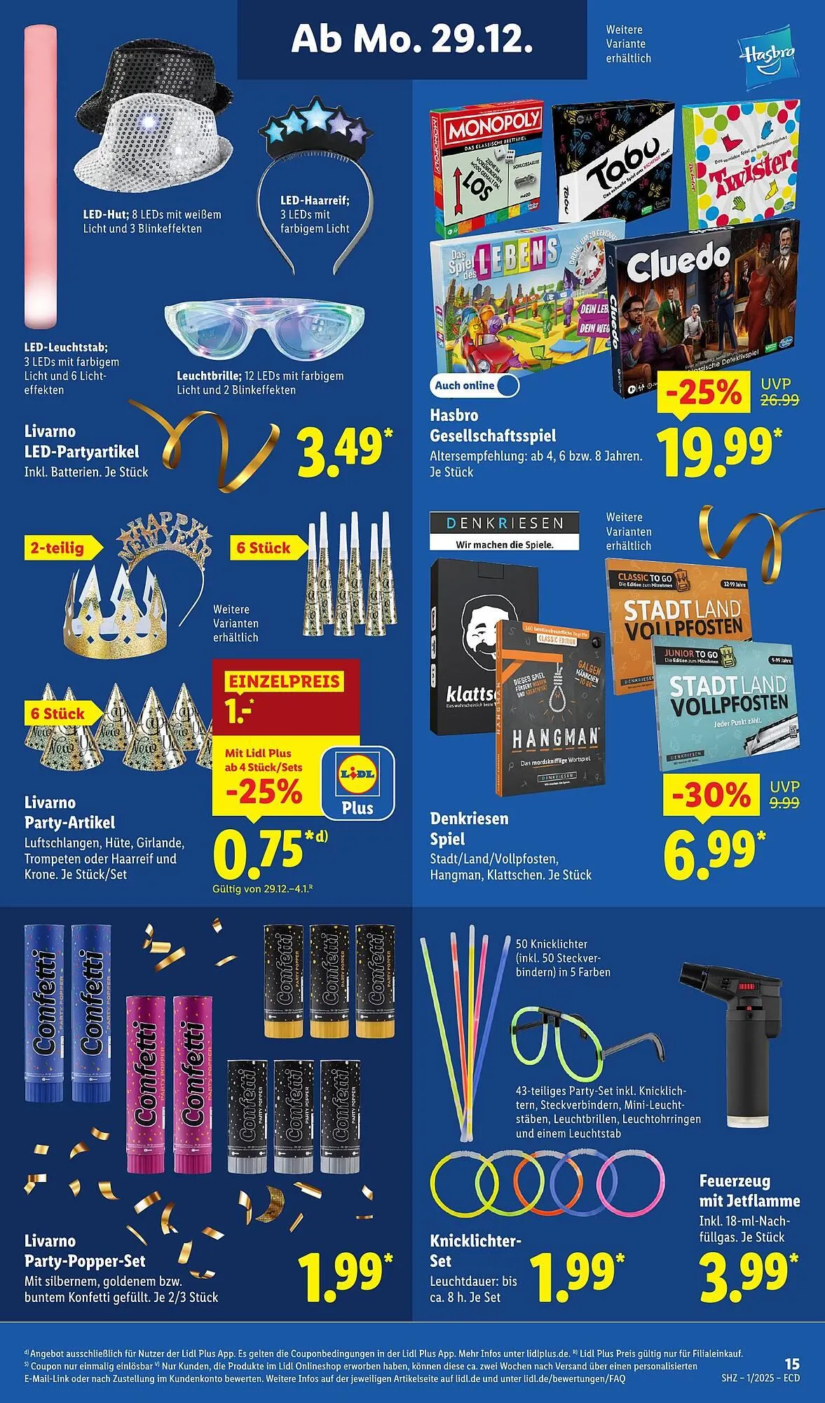 Lidl DE folder van 29 december tot 31 december 2025 - Folder pagina 15