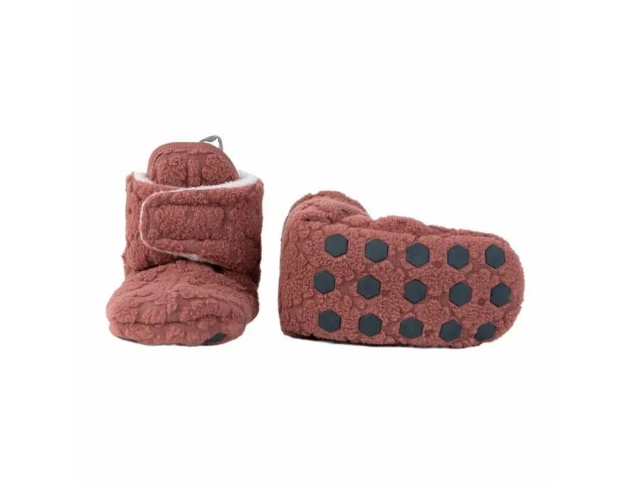 Babysloffen Lodger Slipper Folklore Fleece Rosewood 3-6mnd