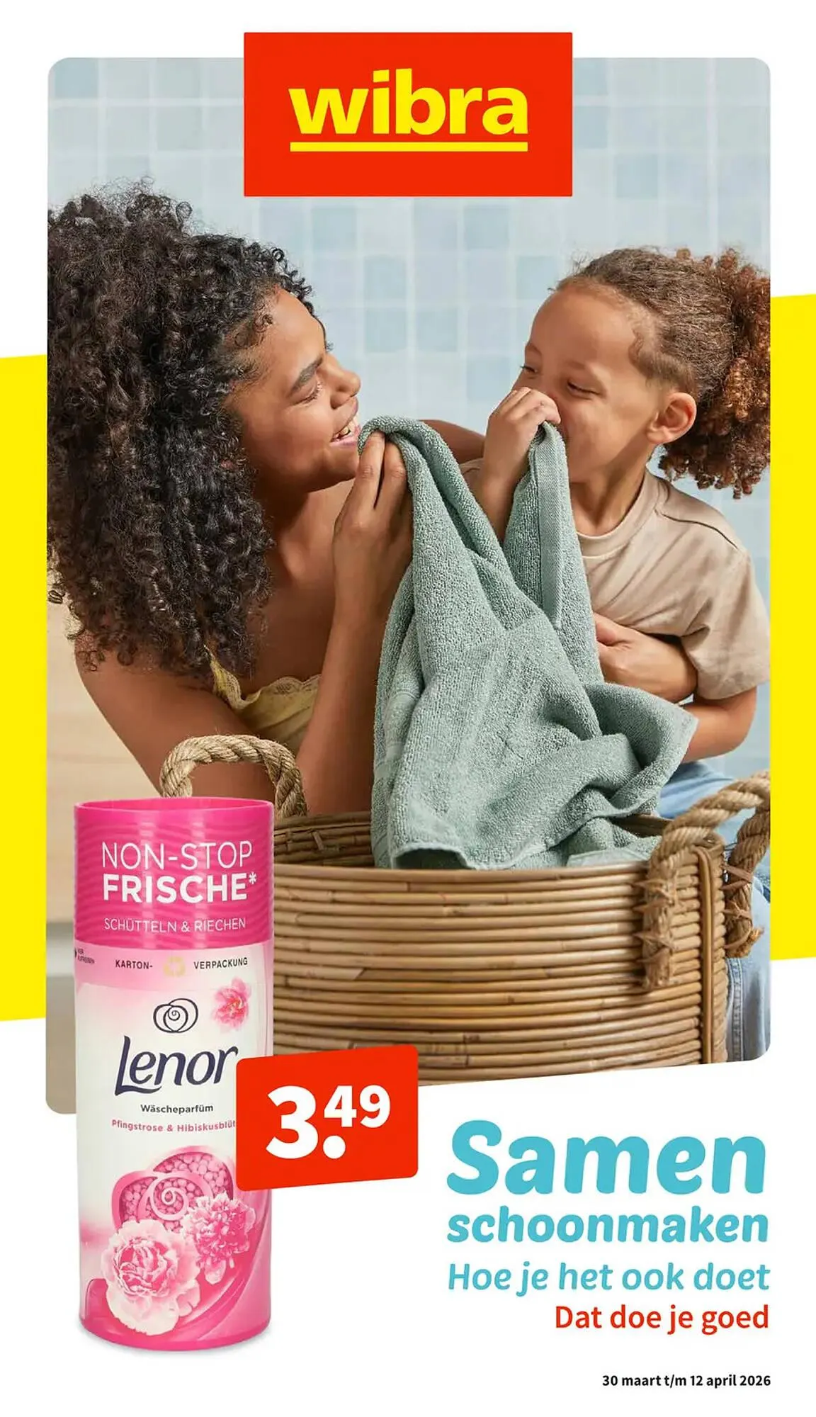 Wibra folder van 30 maart tot 12 april 2026 - Folder pagina 1