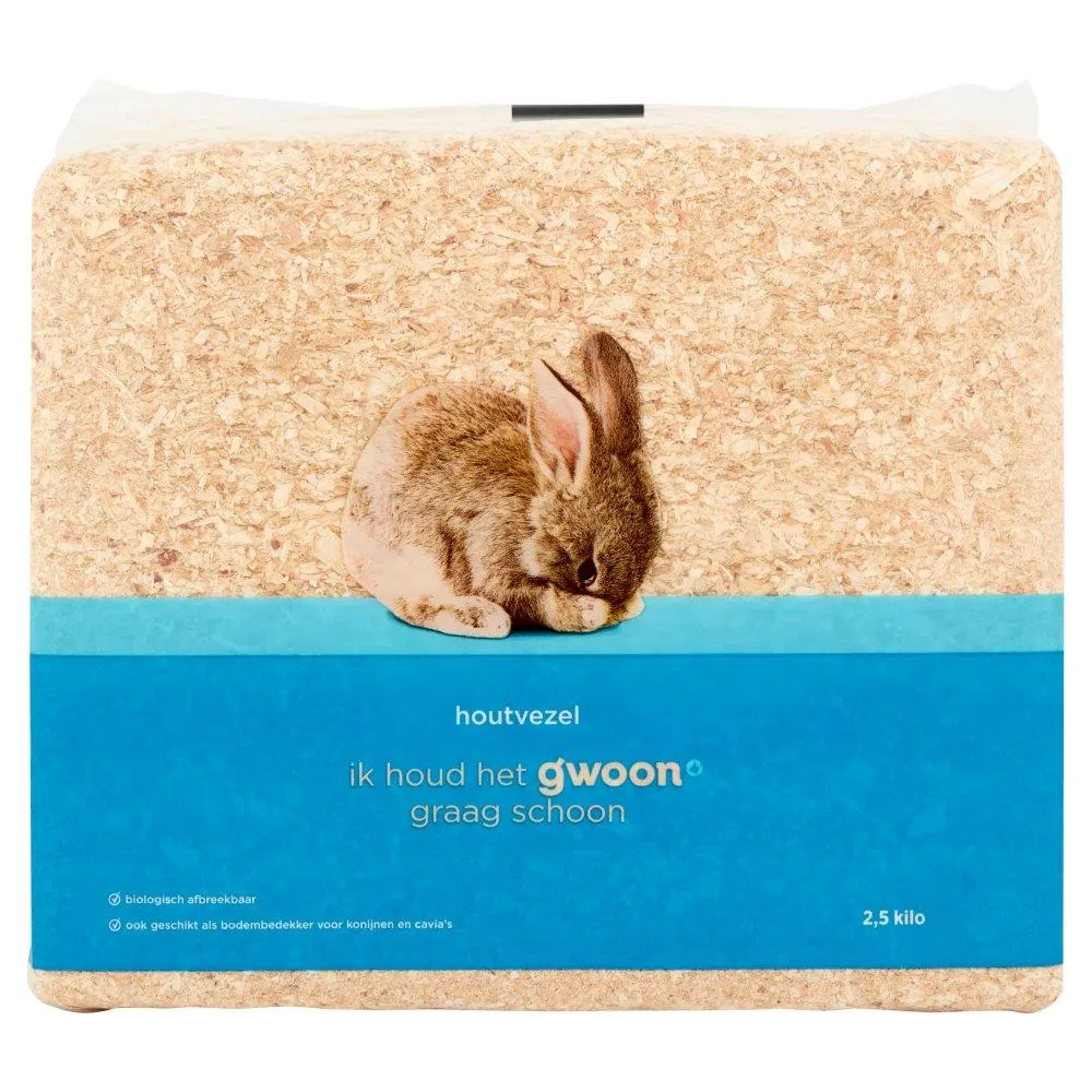 g'woon Houtvezel 2,5 kg