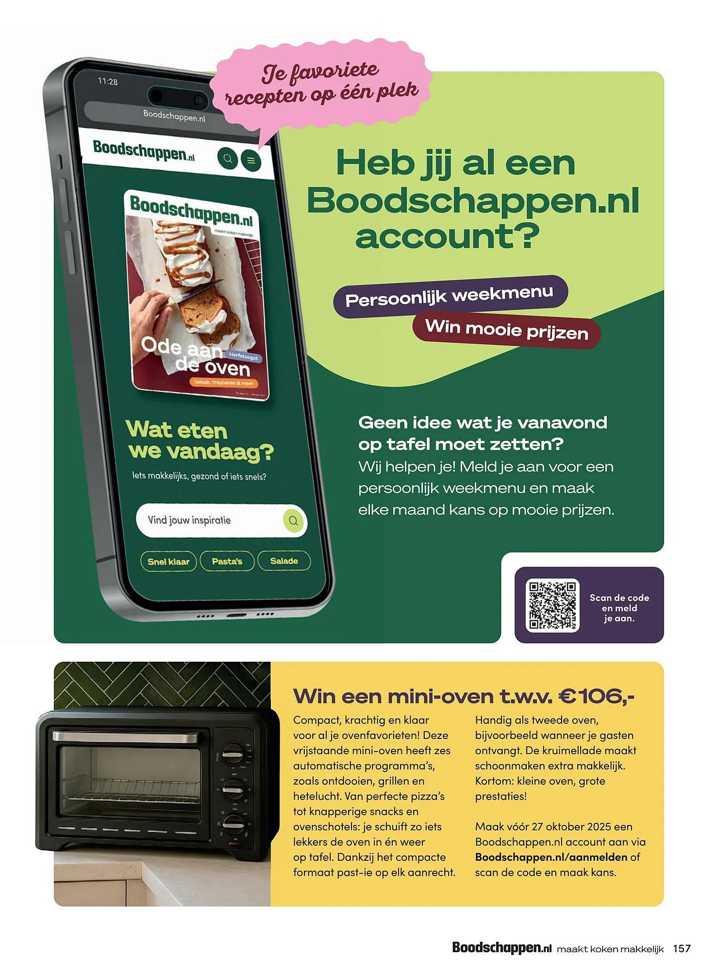 Boodschappen folder van 1 oktober tot 31 oktober 2025 - Folder pagina 155