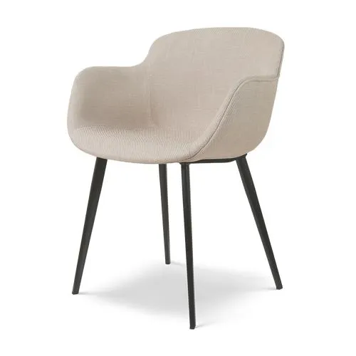 Nolon Elma Eetkamerstoel Beige Met Armleuning