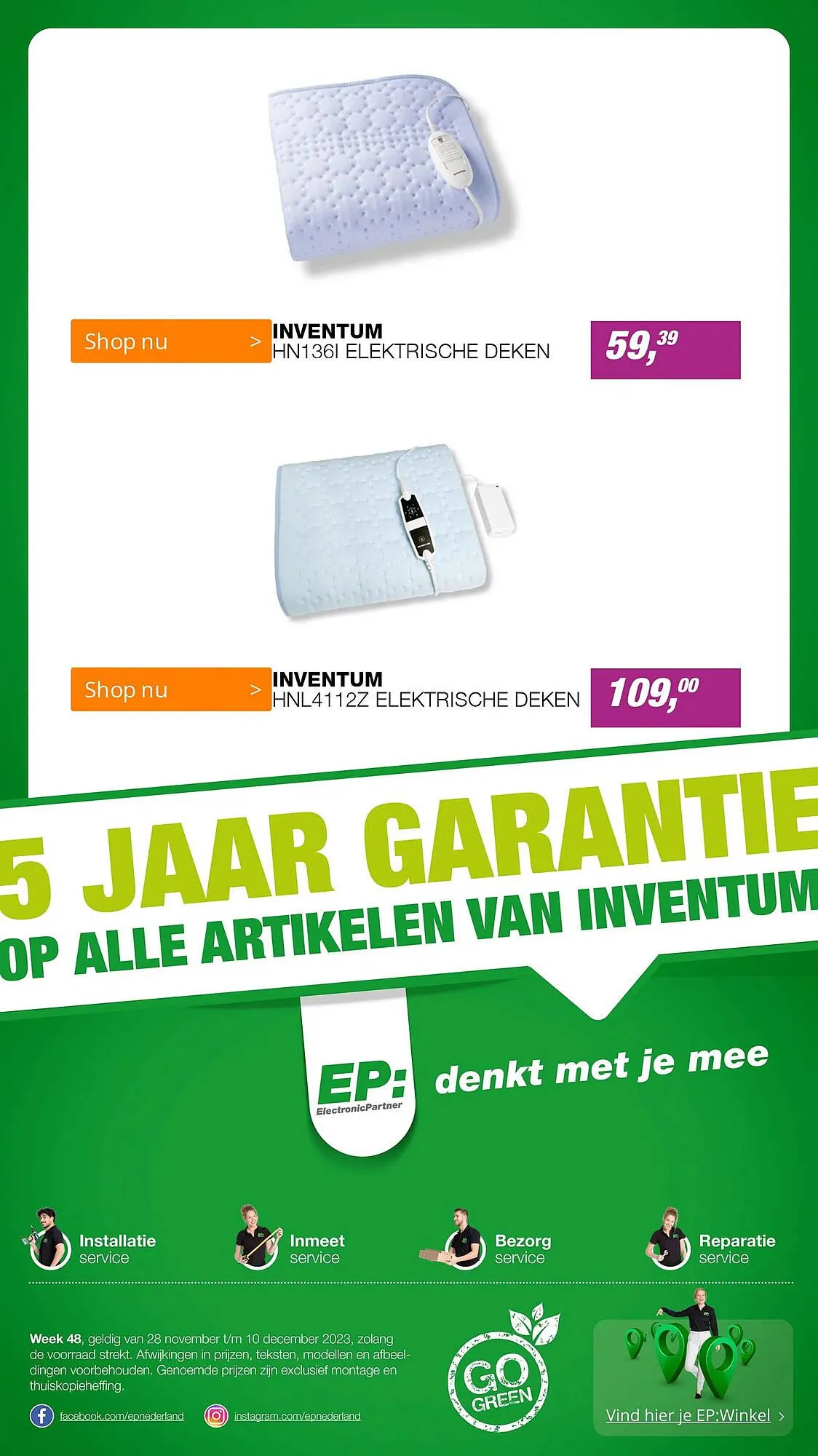 EP folder van 29 november tot 10 december 2023 - Folder pagina 18