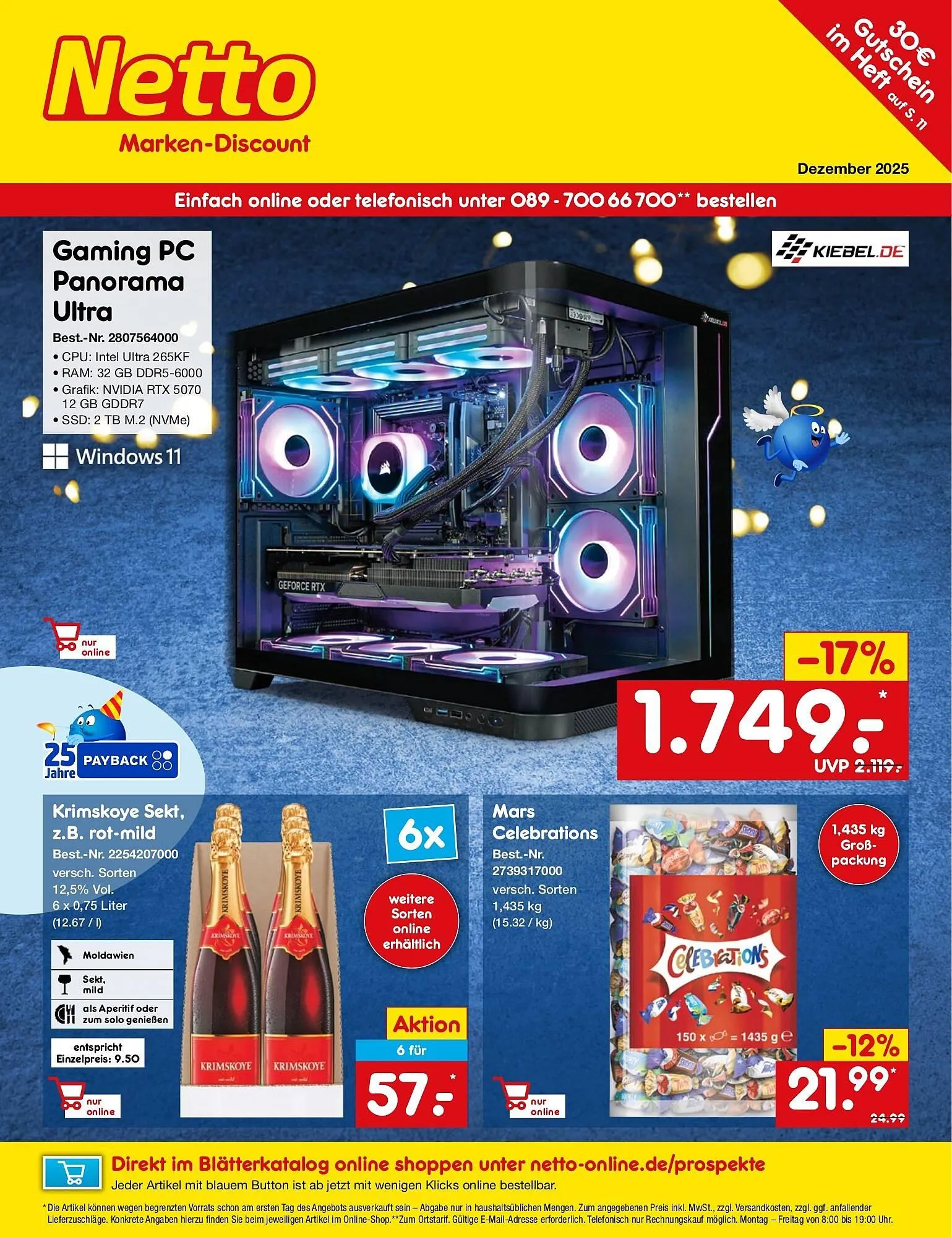 Netto Marken-Discount DE folder van 1 december tot 31 december 2025 - Folder pagina 1