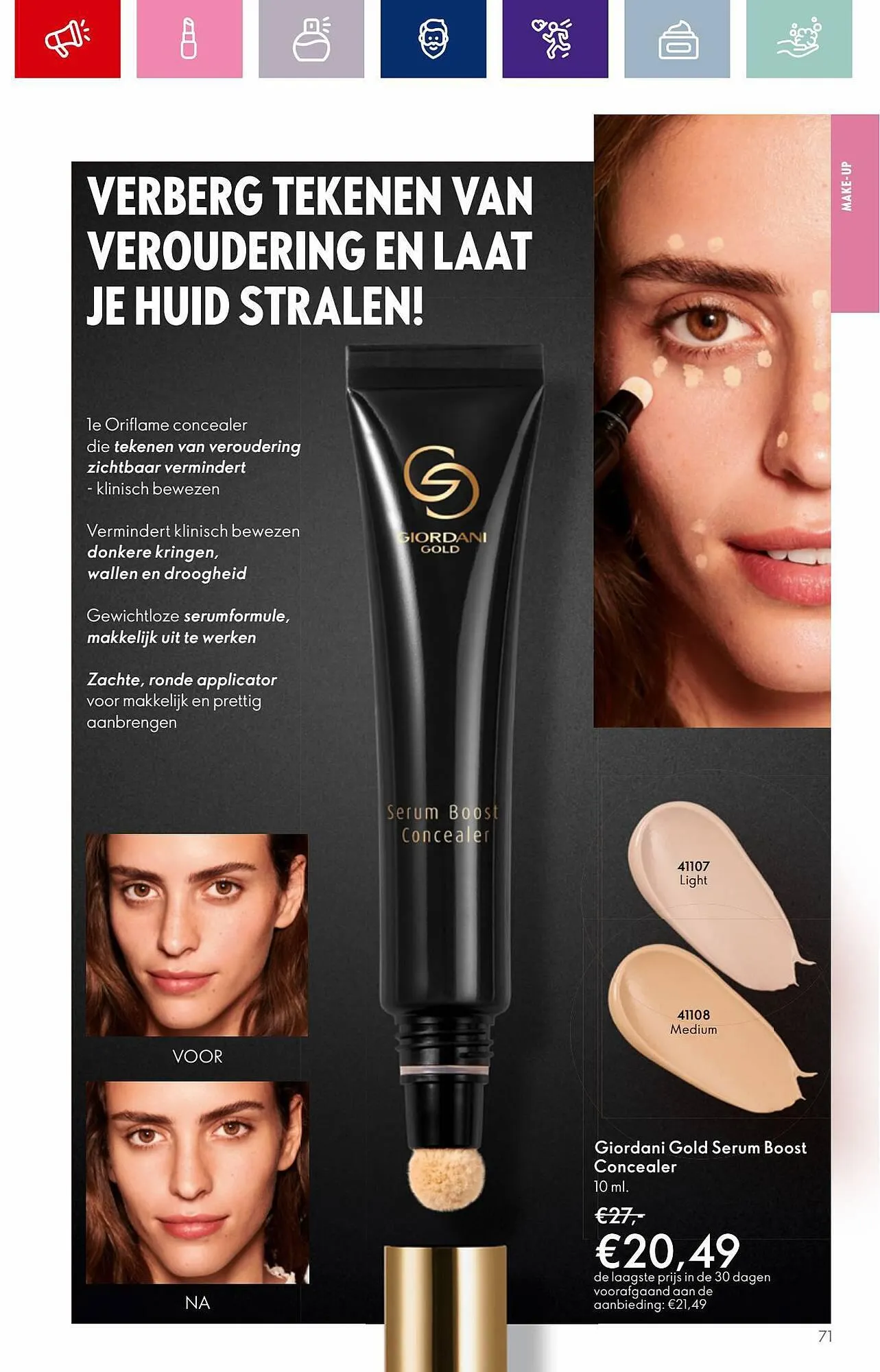 Oriflame folder van 22 augustus tot 12 september 2023 - Folder pagina 71