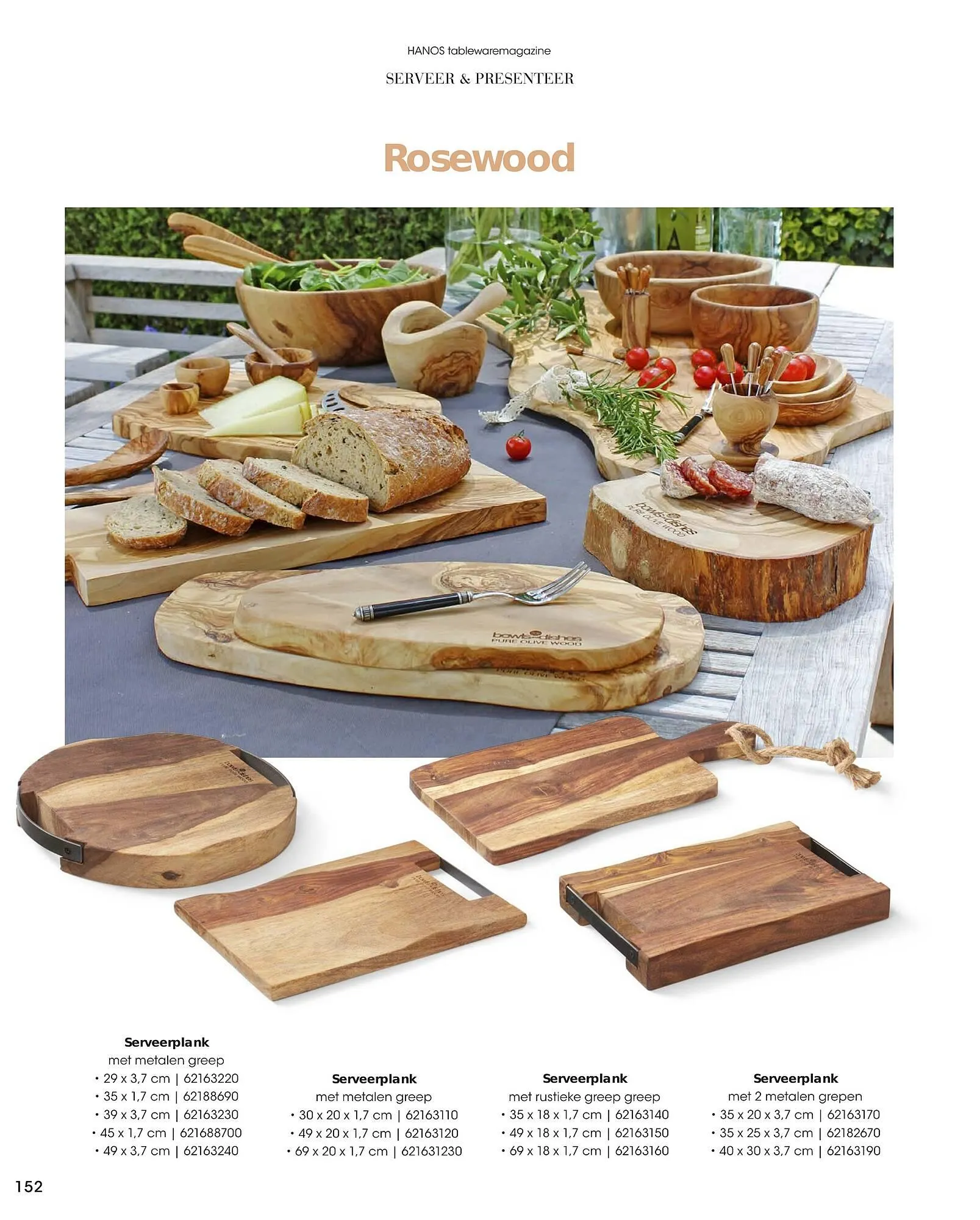 HANOS Tableware Magazine 2023-2024 van 1 januari tot 30 april 2024 - Folder pagina 152