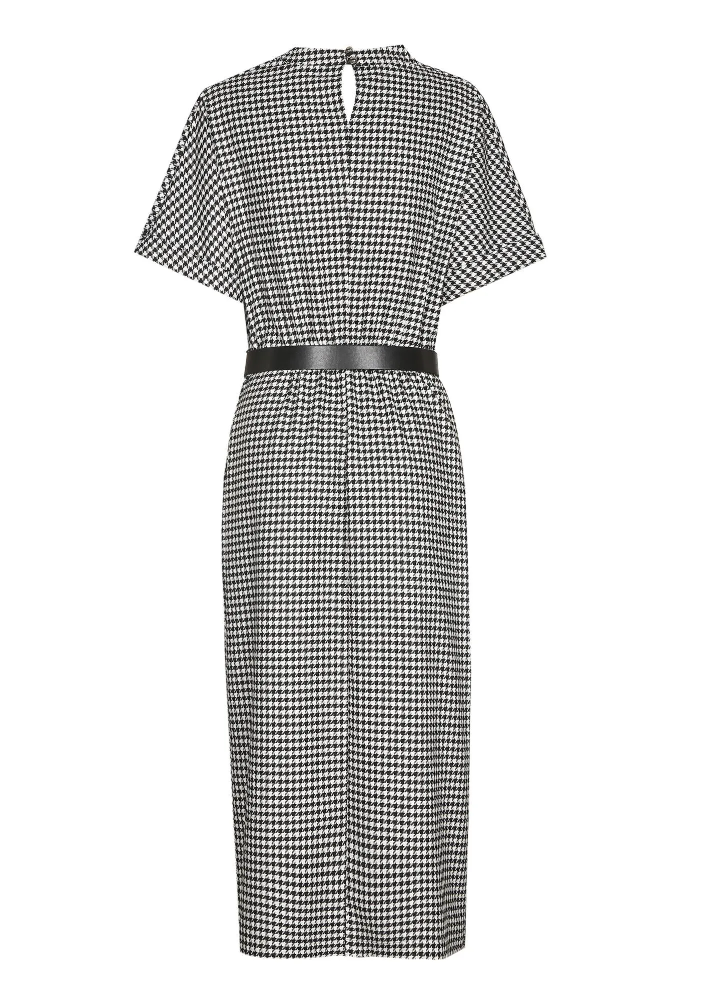 4137-19 / licht aansluitende jurk met stretch