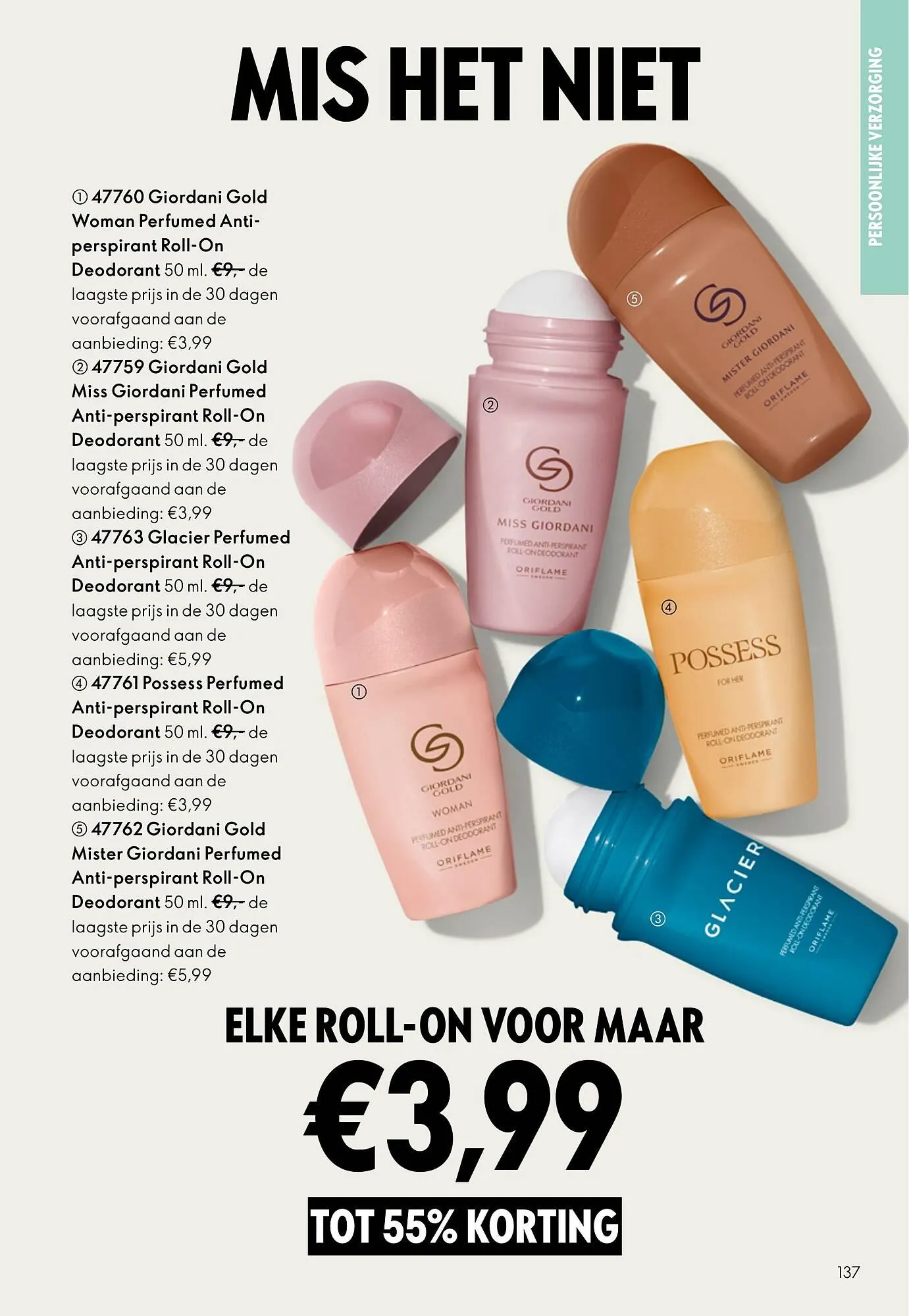 Oriflame brochure van 1 april tot 21 april 2026 - Folder pagina 137