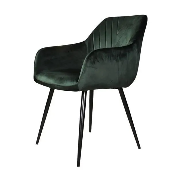 Gaby armstoel velvet groen
