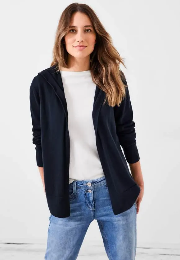 Cardigan met structuurmix