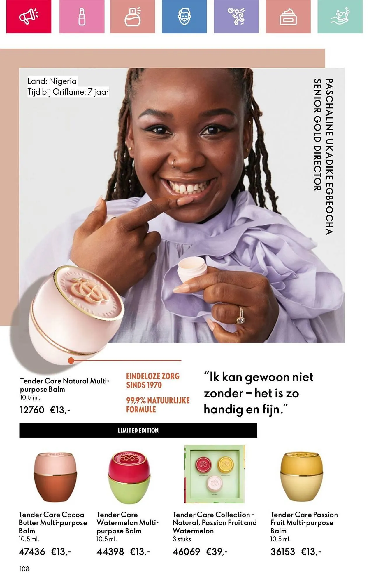 Oriflame folder van 10 maart tot 29 maart 2025 - Folder pagina 108