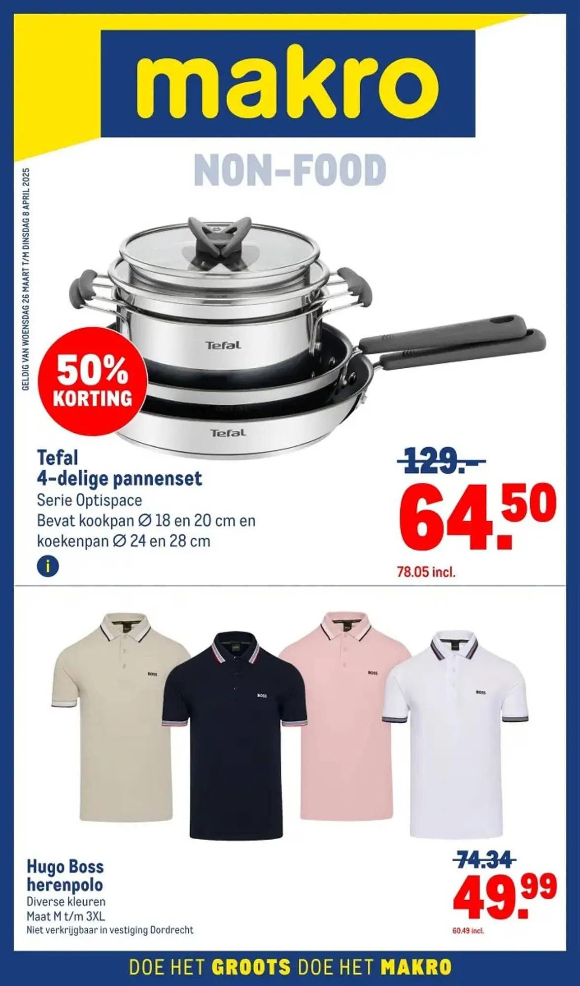 Makro folder van 26 maart tot 8 april 2025 - Folder pagina 1