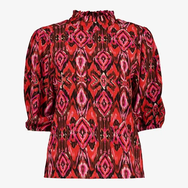 TwoDay dames blouse roze met print