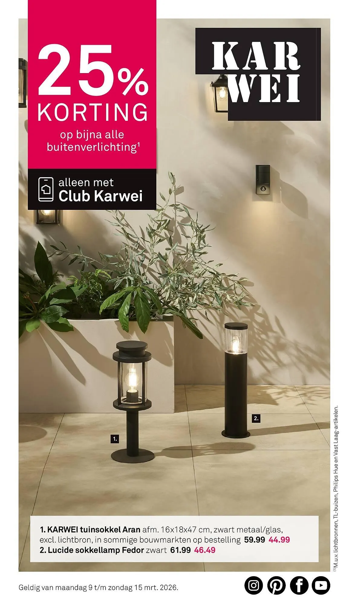 Karwei folder van 9 maart tot 15 maart 2026 - Folder pagina 1