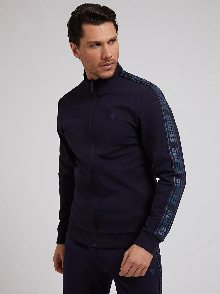 Sweatshirt met logo-band