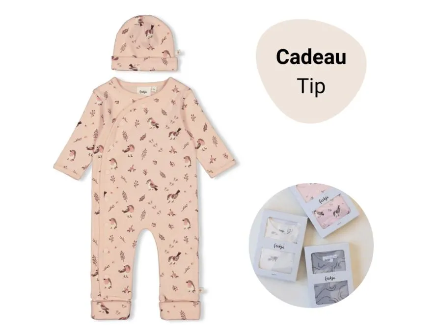 Gift Set Feetje Premium Pak & Muts Roze