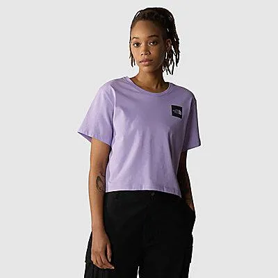 Cropped Fine-T-shirt voor dames